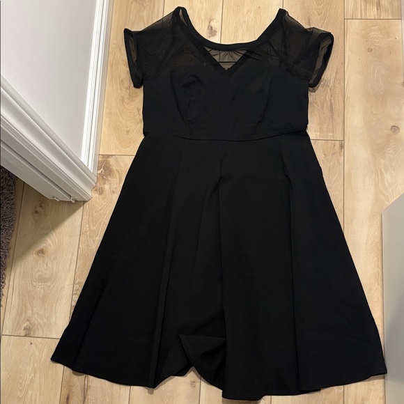torrid Dresses & Skirts - TORRID BLACK MESH DETAIL DRESS